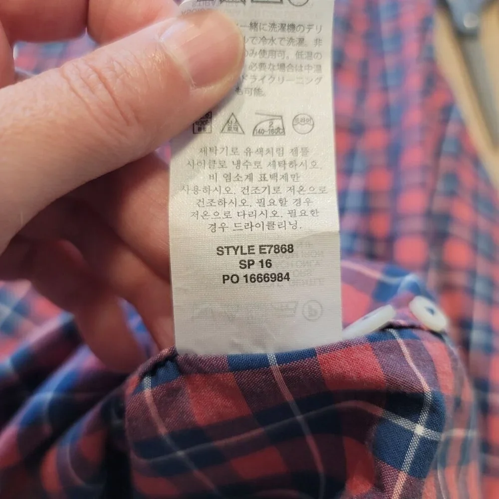 J. Crew Button‎ Up Mens Large
